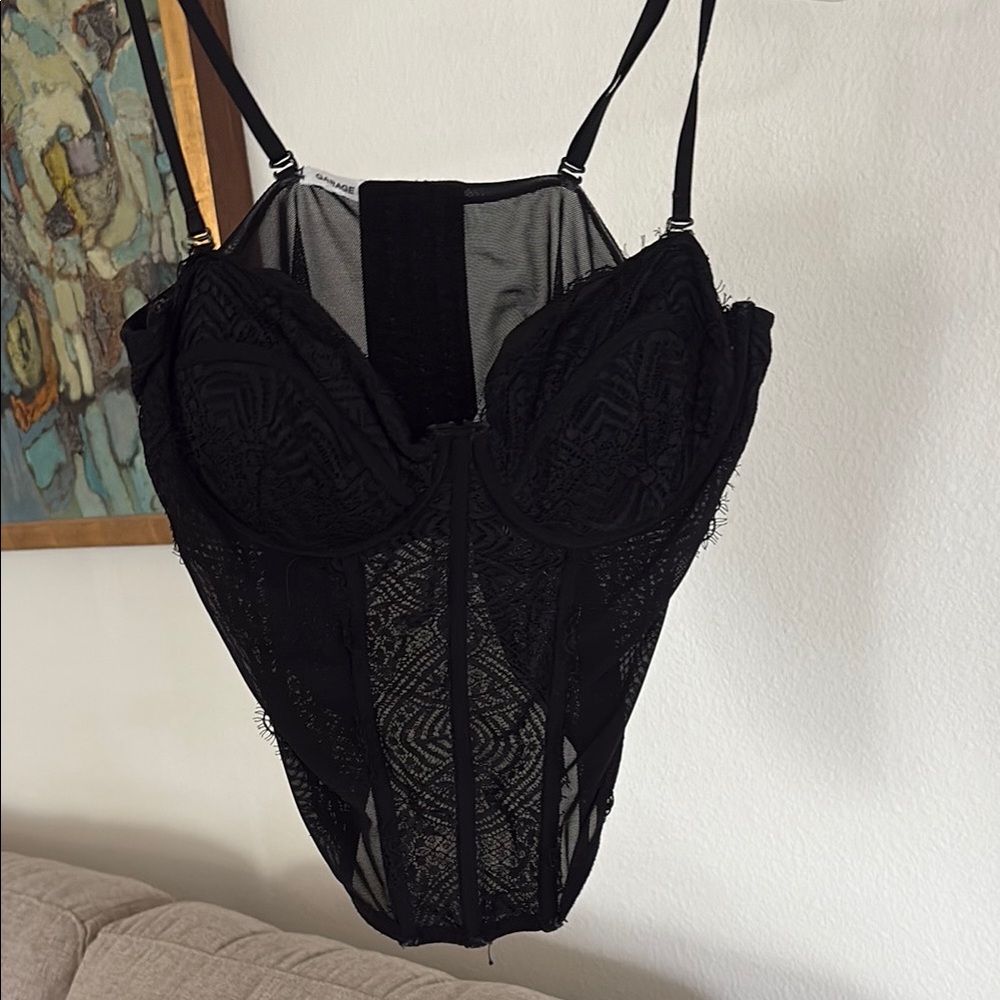 Garage Black Lace Bra Intimates